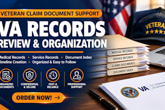 organize medical records and prepare clear evidence summary