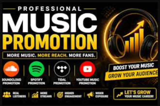 soundcloud track promotion, soundcloud followers, soundcloud listeners,promotion