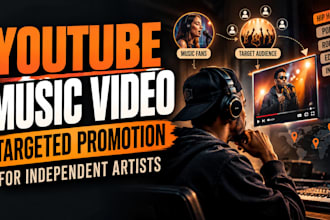 youtube music video promotion, music vid marketing, ai music video to fans