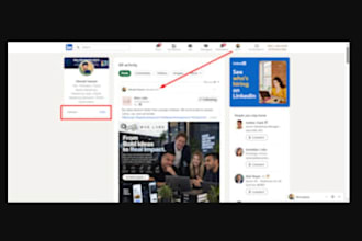 share your content with linkedin 234k followers, shoutout, promote and marketing