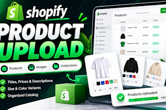 set up shopify product listings with custom options and variants