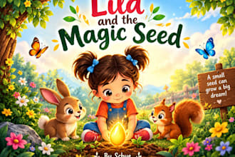 children story book illustration and children story book