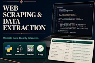 scrape website data to excel or CSV using python