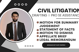 a pro se motion for summary judgment and motion to dismiss