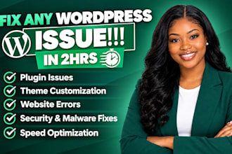 fix wordpress critical errors, bugs and wordpress issues fast