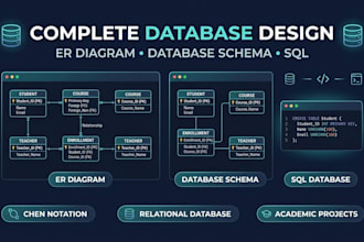 design professional er diagram for your database dbmsproject