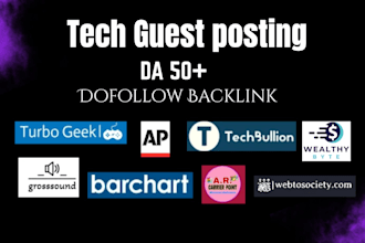 do tech guest on high da website