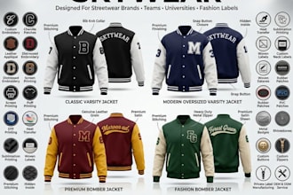 manufacture custom jackets with your brand logo and tags