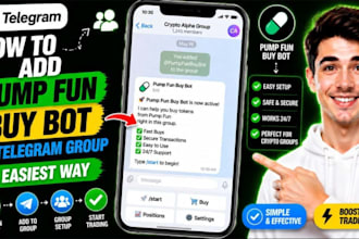 create polymarket bot, telegram trading bot, pump fun sniper bot on solana