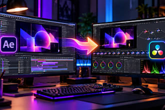 convert between after effects and davinci resolve