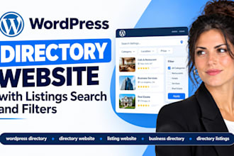 build wordpress directory website with listings search and filters