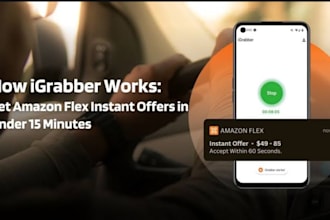 build spark driver bot, doordash bot, instacart bot, amazon flex bot for order
