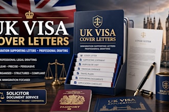 write UK immigration supporting letters and visa cover letters