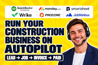 setup quickbooks enterprise monday com smartsheet wrike procore jobnimbus