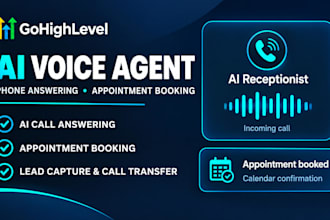 setup gohighlevel ai voice agent ghl phone answering and appointment booking