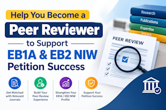 help you become a peer reviewer to support eb1 a eb2 niw petition success