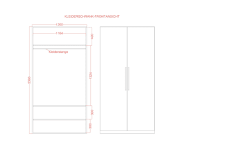 make clean and simple furniture drawing with cut list