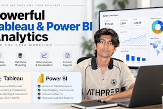 create power bi and tableau dashboards with sql analytics