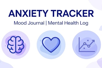 create anxiety tracker, mental health log