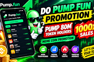 do pump fun promotion hit 80m pump fun token holders, meme coin promotion