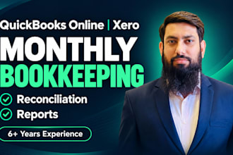 do monthly bookkeeping in quickbooks online