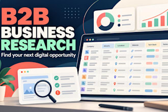 research businesses and identify website and digital product opportunities