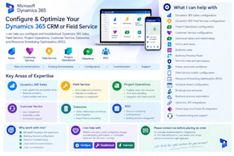 configure microsoft dynamics 365 sales field service and project operations