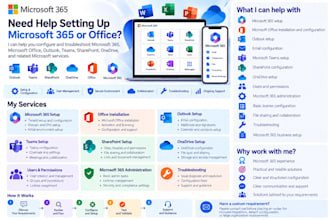 setup and configure microsoft 365 office outlook teams sharepoint and one
