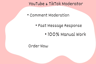 be your professional social media moderator and community manager