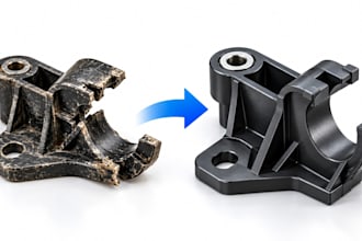 design 3d printable replacement parts brackets clip  adapters stl solidworks cad