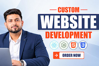 be full stack developer, build custom website, design redesign website