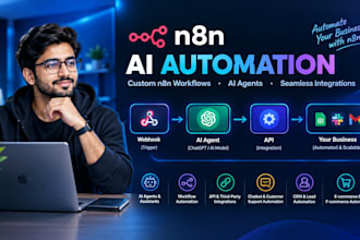 build n8n automation, ai agents, workflows and ai workflow automation