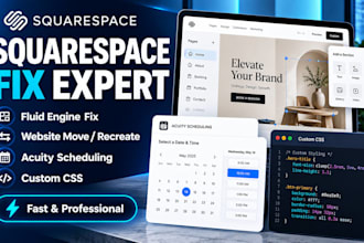 fix squarespace fluid engine move recreate website acuity scheduling custom css