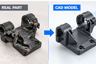design custom replacement parts and 3d printable in solidworks and fusion 360