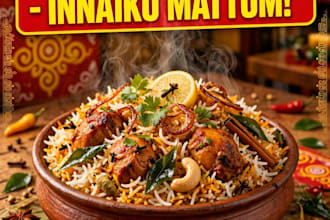 design bakery restaurant cafe food offer poster