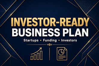 write an investor ready business plan for startups and funding