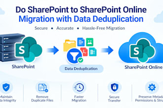do sharepoint to sharepoint online migration with data deduplication