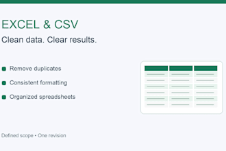 clean merge and organize your excel or CSV data