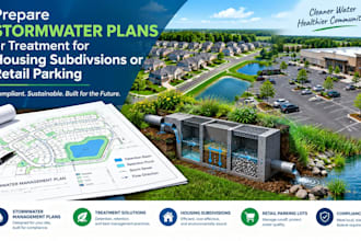 prepare stormwater plans or treatment for housing subdivisions or retail parking