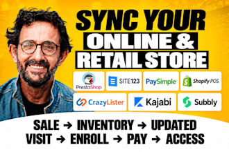 develop prestashop site123 paysimple shopify pos crazylister kajabi subbly