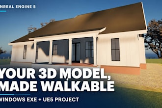 turn your 3d building model into a walkable unreal engine 5 scene