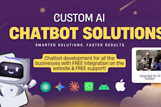 ai chatbot development, ai mobile app, ai saas app, custom chatbot