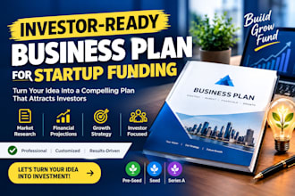 write an investor ready business plan for startup funding