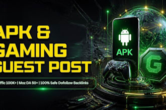 publish an apk guest post on gaming and app blogs