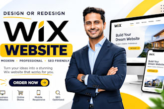 wix landing page wix website design wix website wix seo wix website development