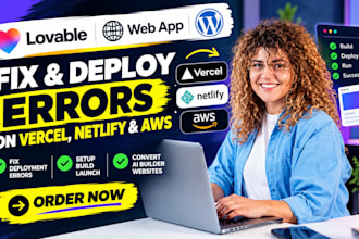 fix deployment errors on vercel,netlify , AWS, and convert ai builder websites