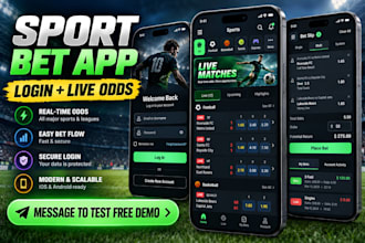 build sport bet app, crypto bet app, sportsbook app, sport bet igmaing website