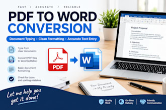 type handwriten notes and documents into word