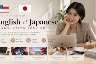 translate english to natural, fluent japanese
