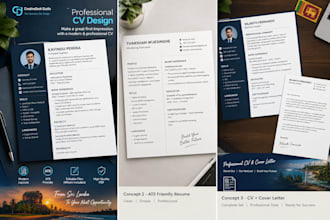 design a professional CV and resume